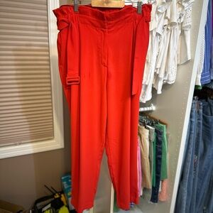 Carolina Belle Vibrant Red Women's Trousers